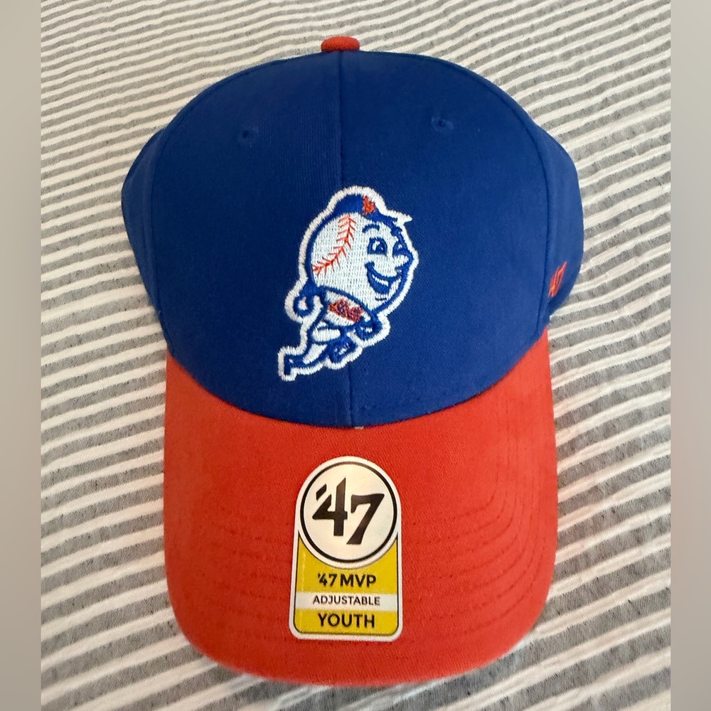 NWT New York Mets Youth baseball hat, ‘47 Brand
